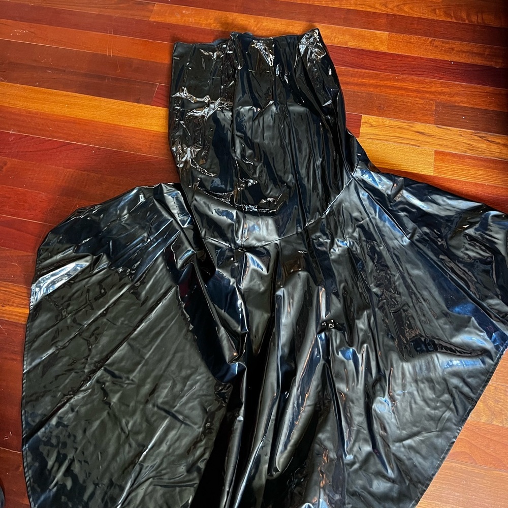 Black Latex Look Mermaid Skirt Fetish​